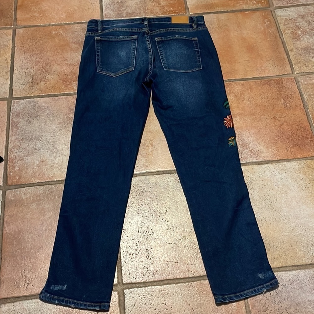 Zara embroidered ankle jeans - Picture 6 of 6